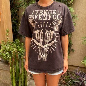 Avenged Sevenfold Rock Heavy Metal Tee